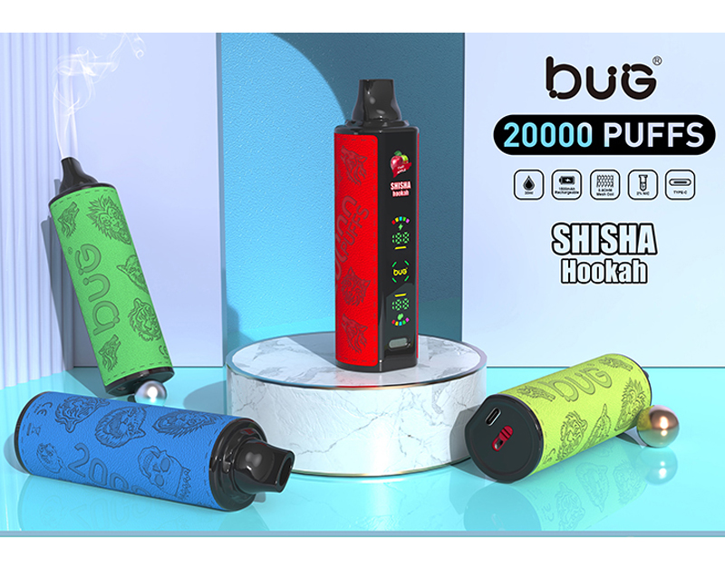 My Style SHISHA HOOKAH 20000 Puffs Vape pen 25ml E-liquid Rechargeable Disposable electronic cigarette- 10PCS Free shipping
