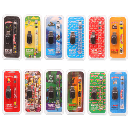 Backwoods Twist 510 Thread Battery Vape pen 1100mah