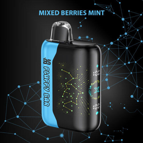 2Mixed Berries Mint Fluffy bar x30 - 30000puff in stock