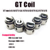 GT CORE COILS FOR NRG TANK | GT2 | GT4 | GT6 | GT8 | GT CCELL (no nicotine) GT Core Vape Coils