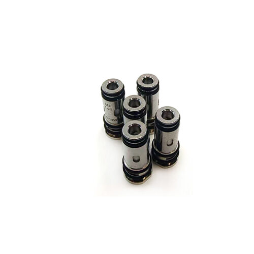 ITO Replacement Coils, M2, 1.0ohm, Premium Coil Ensuring Superior Performance and Durability, Works with Drag Q Kit, Doric Q Kit, Voopoo Vaping Coils, Pack of 5, No Nicotine