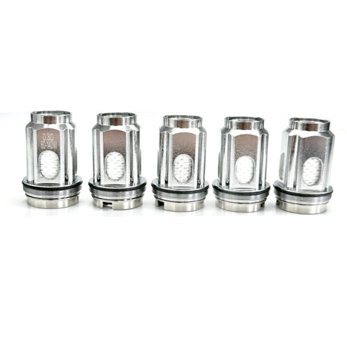 V18 Mini Meshed Replacement Coils, 0.33 Ohm, Works With G-Priv 4, Fortis, R-Kiss 2, Vaping Coils, Pack of 5, No Nicotine