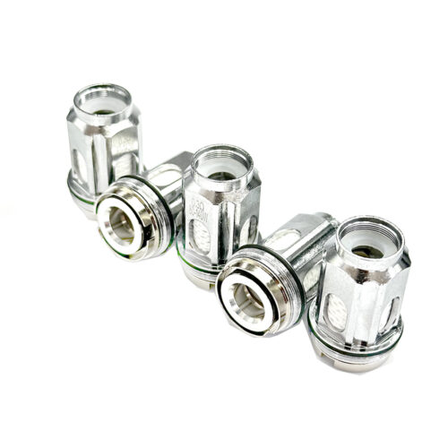V18 Mini Meshed Replacement Coils, 0.33 Ohm, Works With G-Priv 4, Fortis, R-Kiss 2, Vaping Coils, Pack of 5, No Nicotine