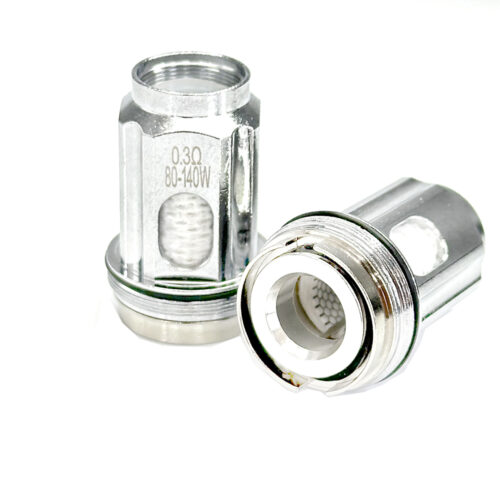 V18 Mini Meshed Replacement Coils, 0.33 Ohm, Works With G-Priv 4, Fortis, R-Kiss 2, Vaping Coils, Pack of 5, No Nicotine